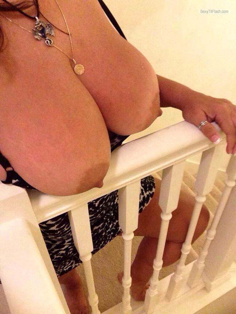 Extremely big Tits Of My Wife Selfie by Marie